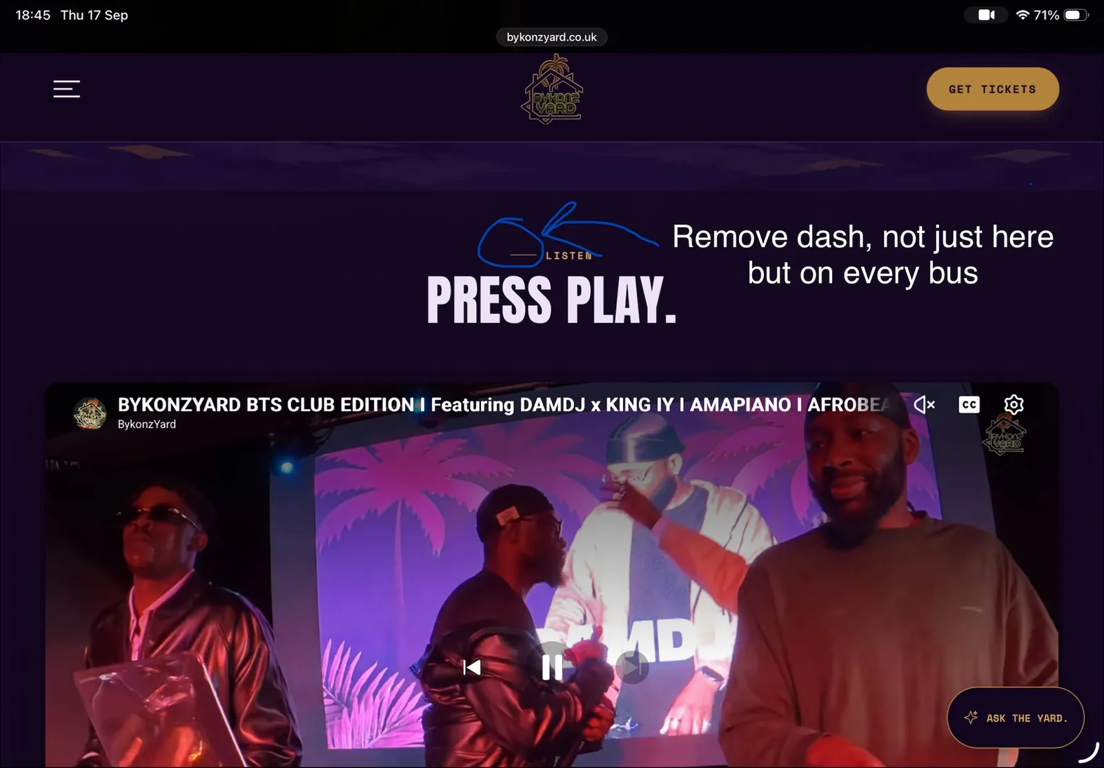 client screenshot