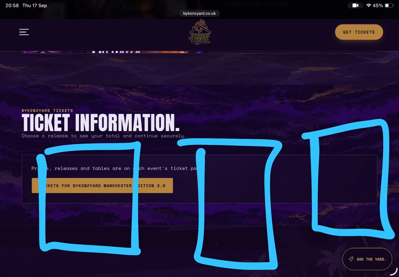 client screenshot